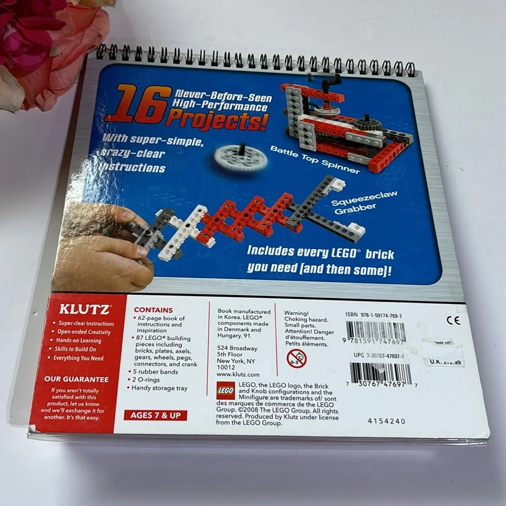 Lego klutz book 2008 Klutz LEGO Crazy Action Contraptions BOOK NEW LEGO BOOK